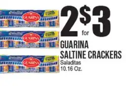 Extra Supermarket GUARINA SALTINE CRACKERS offer