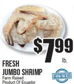 Extra Supermarket FRESH JUMBO SHRIMP offer