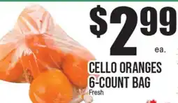 Extra Supermarket CELLO ORANGES offer
