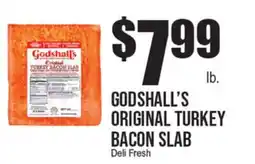 Extra Supermarket GODSHALL'S ORIGINAL TURKEY BACON SLAB offer
