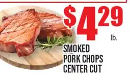 Extra Supermarket SMOKED PORK CHOPS CENTER CUT offer