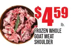 Extra Supermarket FROZEN WHOLE GOAT MEAT SHOULDER offer
