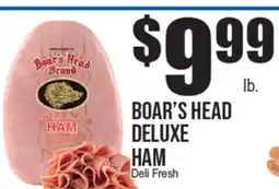 Extra Supermarket BOAR'S HEAD DELUXE HAM offer