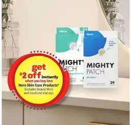 Meijer Hero Skin Care Products offer