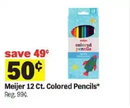 Meijer Meijer 12 Ct. Colored Pencils offer