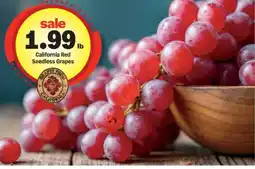 Meijer California red seedless grapes offer