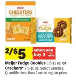 Meijer Meijer Fudge Cookies offer