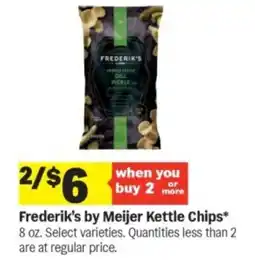 Meijer Frederik's by Meijer Kettle Chips offer