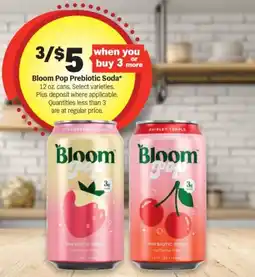Meijer Bloom Pop Prebiotic Soda offer