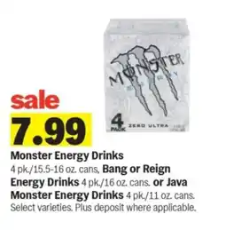 Meijer Monster Energy Drinks offer