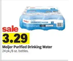 Meijer Meijer purified drinking water offer