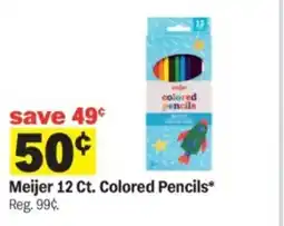 Meijer Meijer 12 Ct. Colored Pencils offer