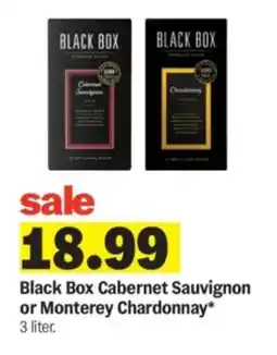 Meijer Black Box Cabernet Sauvignon or Monterey Chardonnay offer