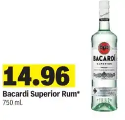 Meijer Bacardi superior rum offer