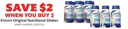 Fareway Ensure Original Nutritional Shakes offer