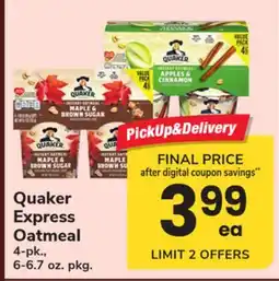 ACME Quaker Express Oatmeal offer