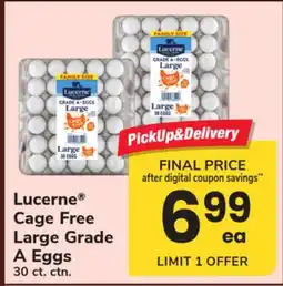 ACME Lucerne Cage Free Large Grade A Eggs offer