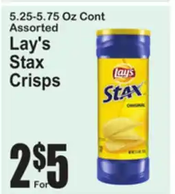 SuperFresh Assorted Lay's Stax Crisps offer
