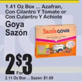 SuperFresh Goya Sazón offer