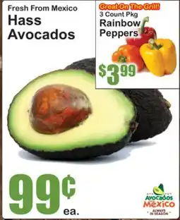 SuperFresh Fresh From Mexico Hass Avocados offer