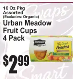 SuperFresh Urban Meadow Fruit Cups offer