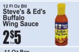 SuperFresh Steve's & Ed's Buffalo Wing Sauce offer