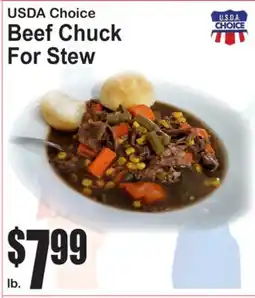 SuperFresh USDA Choice Beef Chuck For Stew offer