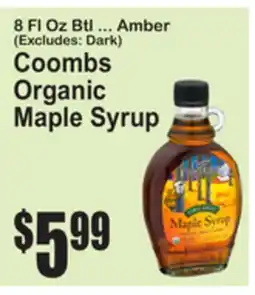 SuperFresh Coombs Organic Maple Syrup offer