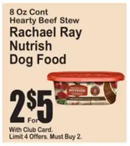 SuperFresh Rachael Ray Nutrish Dog Food offer