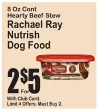 SuperFresh Rachael Ray Nutrish Dog Food offer
