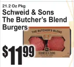SuperFresh Schweid & Sons The Butcher's Blend Burgers offer