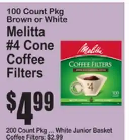 SuperFresh Melitta #4 Cone Coffee Filters offer