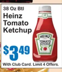 SuperFresh 38 Oz Btl Heinz Tomato Ketchup offer