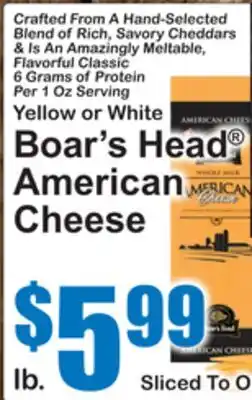 SuperFresh Boar's Head American Cheese offer