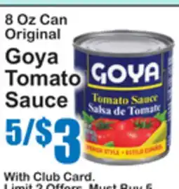 SuperFresh Goya Tomato Sauce offer