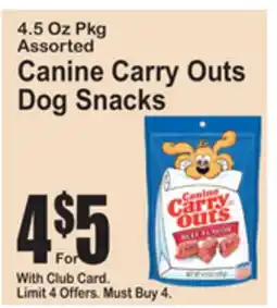 SuperFresh Canine Carry Outs Dog Snacks offer