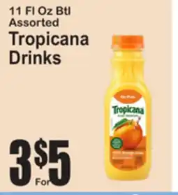 SuperFresh 11 Fl Oz Btl Assorted Tropicana Drinks offer