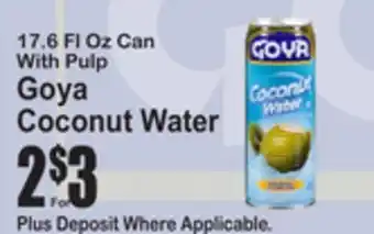 SuperFresh Goya Coconut Water offer