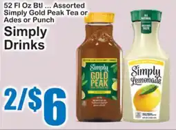 SuperFresh Simply Drinks offer