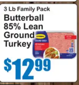 SuperFresh Butterball 85% Lean Ground Turkey offer
