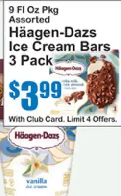 SuperFresh Häagen-Dazs Ice Cream Bars offer