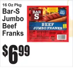 SuperFresh Bar-S Jumbo Beef Franks offer