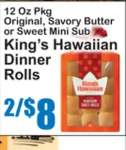 SuperFresh King's Hawaiian Dinner Rolls offer