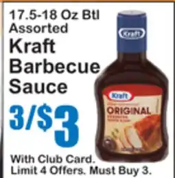 SuperFresh 17.5-18 Oz Btl Assorted Kraft Barbecue Sauce offer