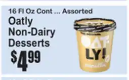 SuperFresh Oatly Non-Dairy Desserts offer