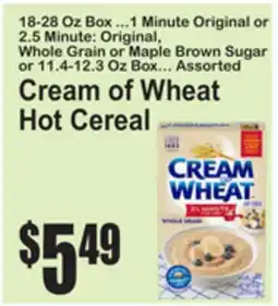 SuperFresh Cream of Wheat Hot Cereal offer