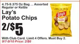 SuperFresh Lay's Potato Chips offer