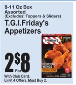SuperFresh T.G.I.Friday's Appetizers offer