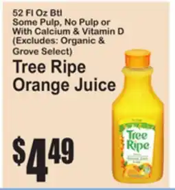 SuperFresh Tree Ripe Orange Juice offer