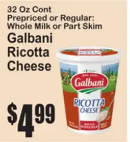 SuperFresh Galbani Ricotta Cheese offer